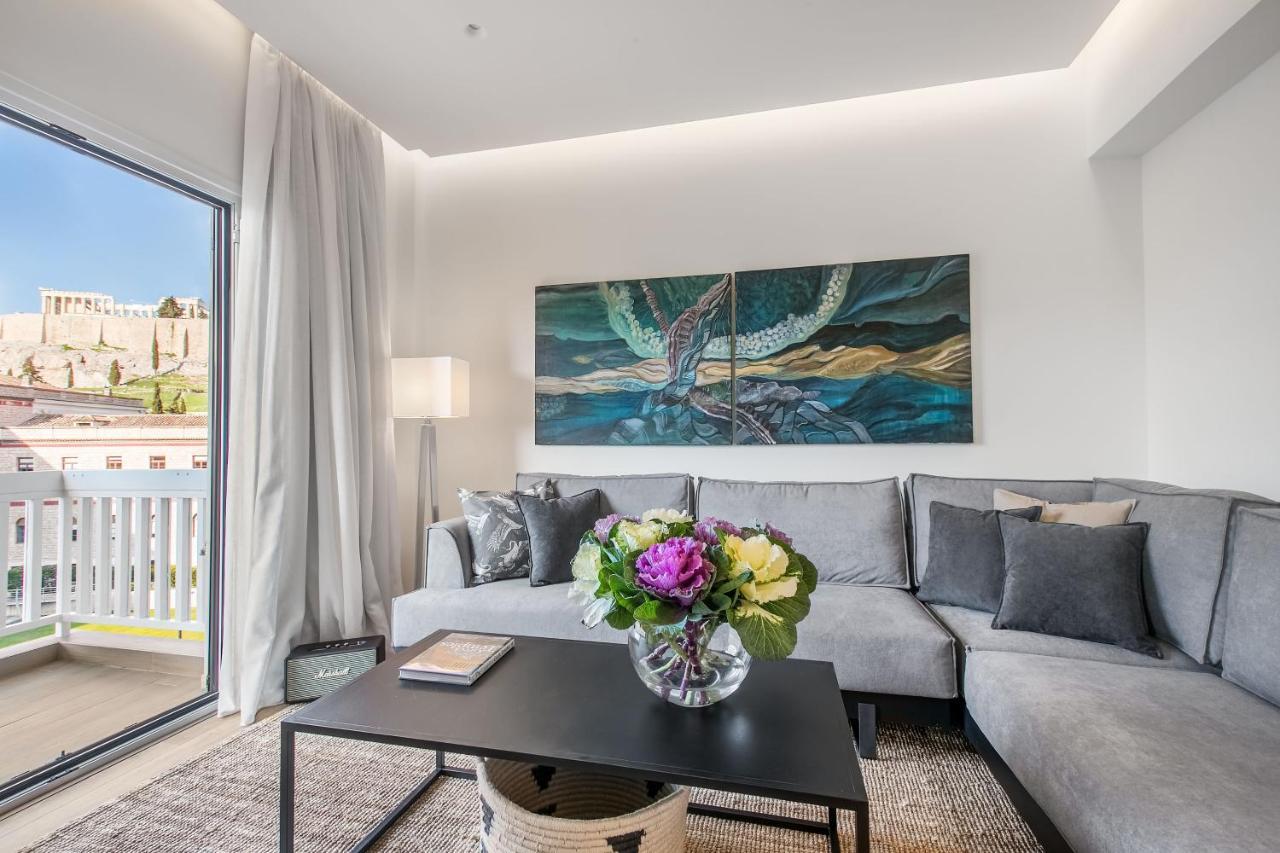 Ferienwohnung Modern Flat In The Grounds Of Acropolis Monuments -Armonia- Athen Exterior foto